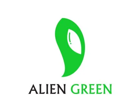 Alien face icon vector logo and symbols template app Stock Illustration
