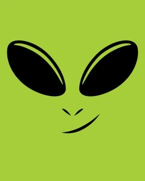 Alien Face Stock Illustration