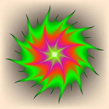 Alien flower alien flower, vector art illustration Copyright: xZoonar.com/... Fotos de archivo