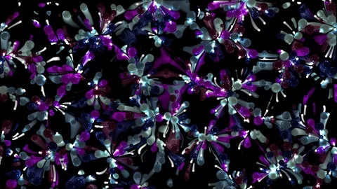 Alien flowers 4k, 59,94 fps with alpha channel (part 1 of 2) Stock Footage 110812142