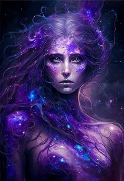 Alien Girl Stock Illustration