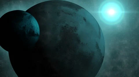 Alien Green Planet Stock Footage 40973558