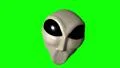 Alien grey head face creepy extraterrestrial gray martian creature ufo 4k 4k or 4k+ Resolution