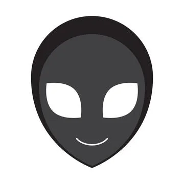 Alien head icn vector for your website design, logo, app, UI. illustration Stock Illustration