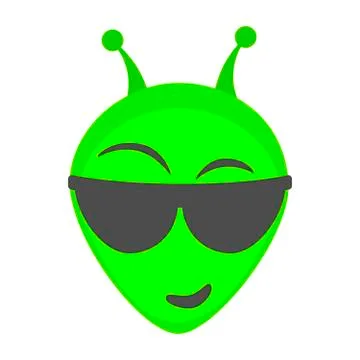 Alien head - Win Stock Illustration