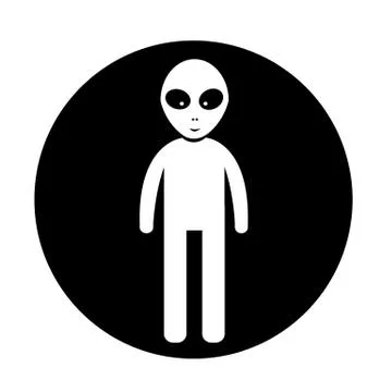 Alien Icon Stock Illustration