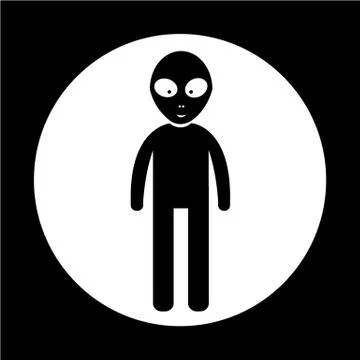 Alien Icon Stock Illustration