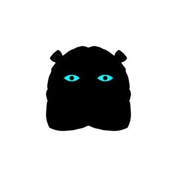 Alien icon. Simple style Space science poster background symbol. Alien logo.. Stock Illustration