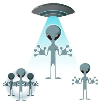 Alien icons Stock Illustration