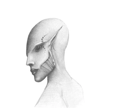 Alien Stock Illustration