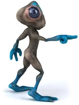 Alien Stock Illustration