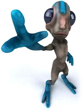 Alien Stock Illustration