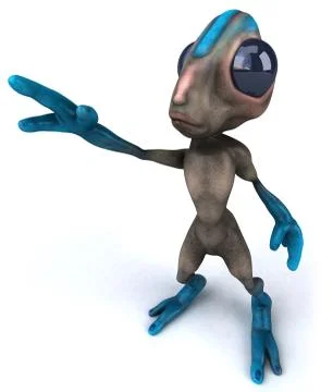 Alien Stock Illustration