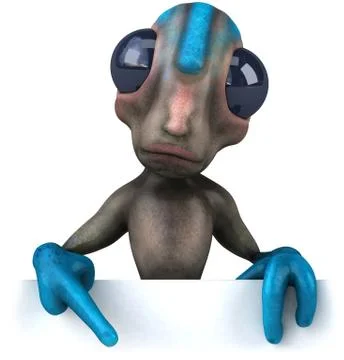 Alien Stock Illustration