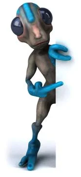 Alien Stock Illustration