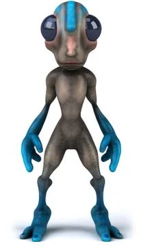 Alien Stock Illustration