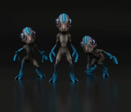 Alien Stock Illustration