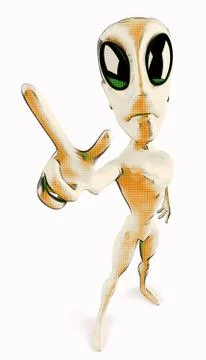 Alien Stock Illustration