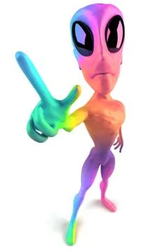 Alien Stock Illustration