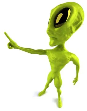 Alien Stock Illustration