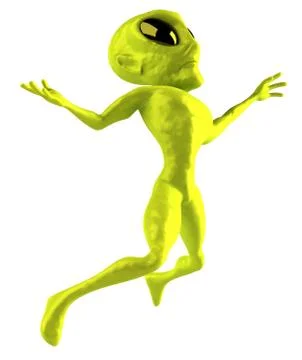 Alien Stock Illustration