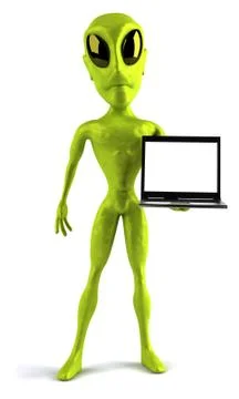 Alien Stock Illustration