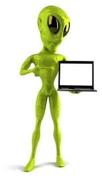 Alien Stock Illustration