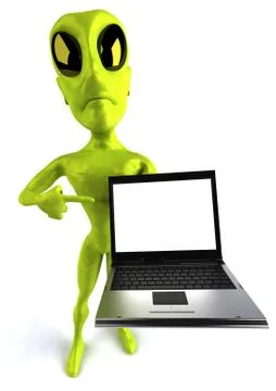 Alien Stock Illustration