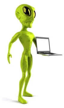 Alien Stock Illustration