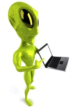 Alien Stock Illustration