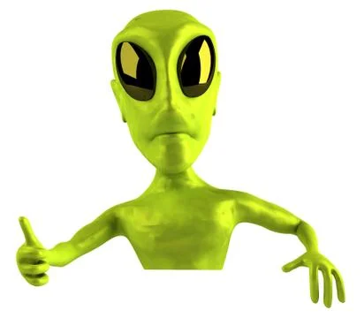 Alien Stock Illustration