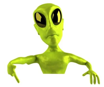 Alien Stock Illustration