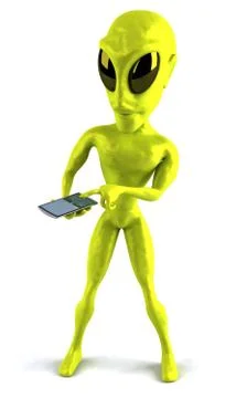 Alien Stock Illustration