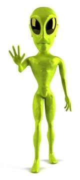 Alien Stock Illustration
