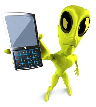 Alien Stock Illustration