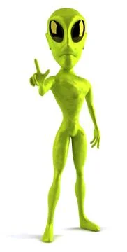 Alien Stock Illustration