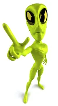 Alien Stock Illustration