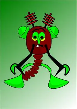 Alien Stock Illustration