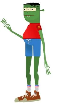 Alien Stock Illustration