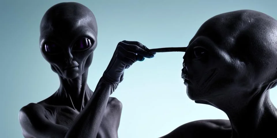 Alien Inspect Stock Photos