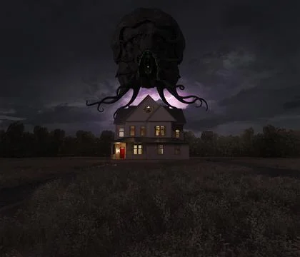 Alien Invasion Stock Illustration