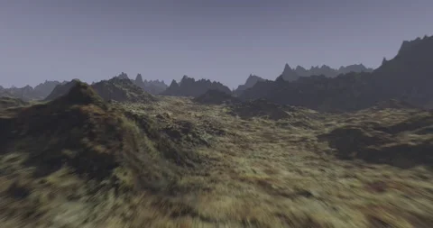 Alien Landscape (4320p 29.97) Stock Footage 238836043