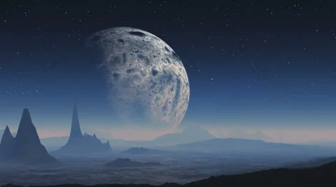 Alien landscape Stock Footage 50374546