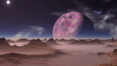 Alien Landscape Stock Footage 80465354