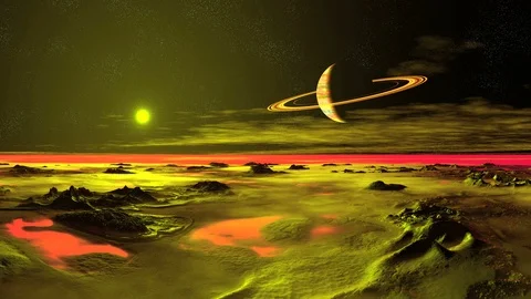 Alien Landscape Video stock 124116602