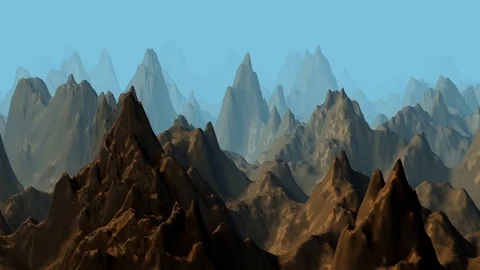 Alien Landscape Motion Background Stock Footage 80196164