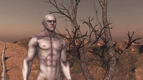 ALIEN LIFE LOOKING FOR SOMETHING Stock Footage 117919104