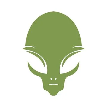 Alien logo icon design Stock Illustration