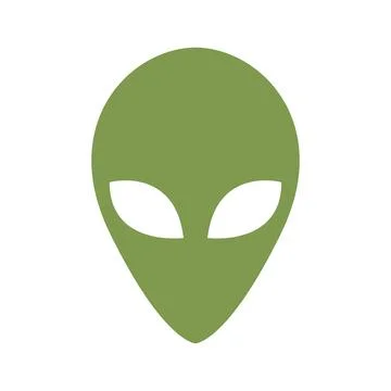 Alien logo icon design Stock Illustration