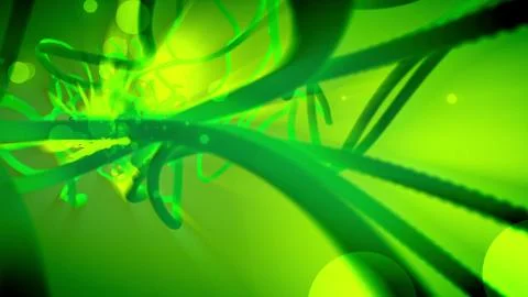 Alien looking 3d rendering of extraterrestrial fantasy tubes and spheres of l Illustrazione stock